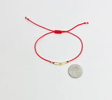 Adjustable  Eternity Interlocked Link Cord Bracelet