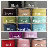 Adjustable  Eternity Interlocked Link Cord Bracelet