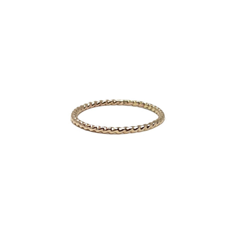 THICK Twisted Stacking Ring