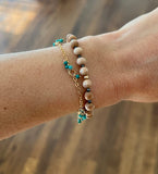Turquoise Fringe Bracelet