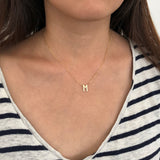 Double Connected Letter Necklace