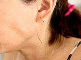 Fishtail Threader Earrings
