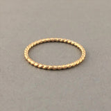 THICK Twisted Stacking Ring