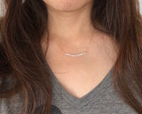 Herkimer Diamond Beaded Necklace
