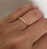 Hammered Thick Ring
