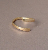 Twisted Hammered Ring