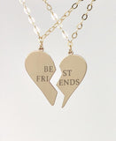 BEST FRIENDS Heart Necklace