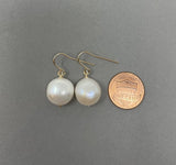 LARGE Pearl Drop Earrings