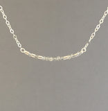 LABRADORITE Morse Code Necklace