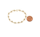 5mm Wire Wrapped Beaded Bracelet