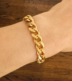LARGE CLASP Curb Chain Bracelet
