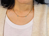 Light Blue Heart Necklace