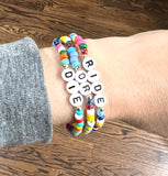 RIDE OR DIE Colorful Beaded Bracelets