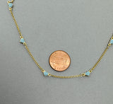 Light Blue Heart Necklace