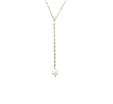 Two Freshwater Pearl Lariat Necklace