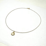 Tiny White Pearl Choker Necklace