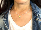 Tiny White Pearl Choker Necklace
