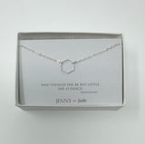 Small Hexagon Necklace