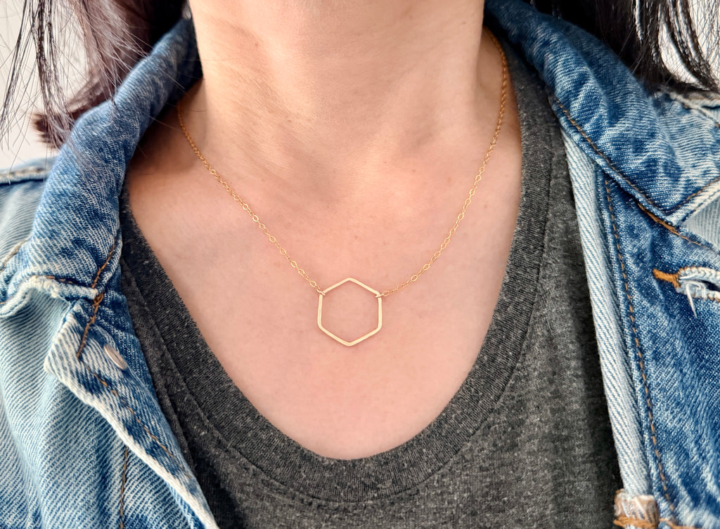 Hexagon Necklace