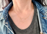 Hexagon Necklace