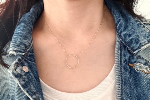 Eternity Circle Necklace