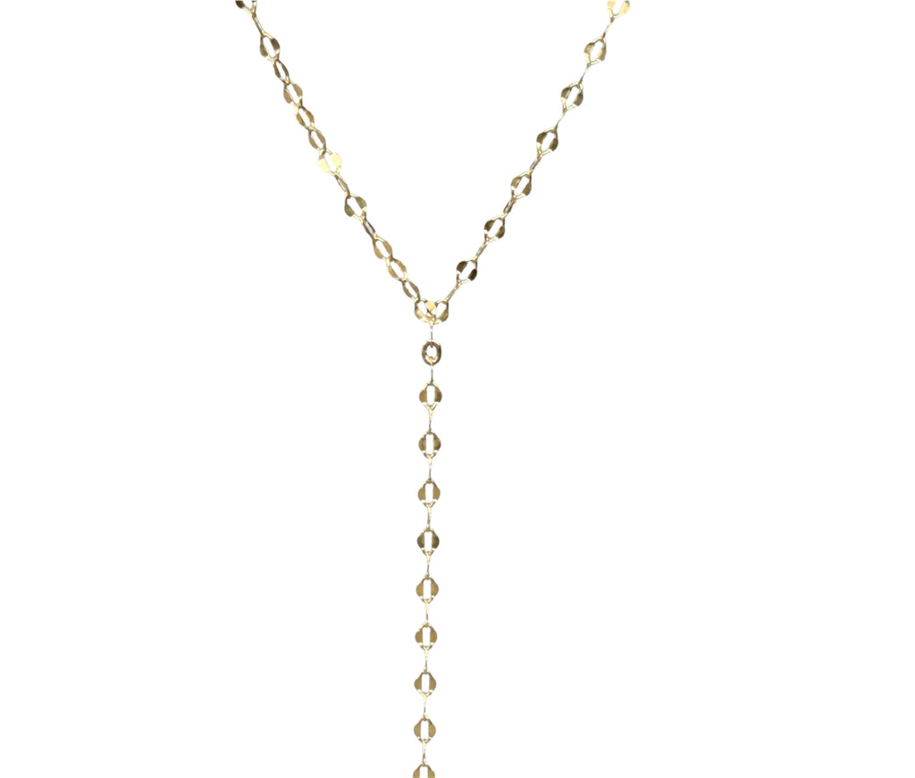 Sparkly Chain Lariat Necklace
