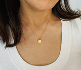 Lotus Stamp Necklace