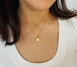 Lotus Stamp Necklace