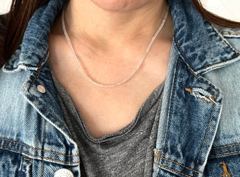 MOONSTONE Beaded Necklace