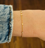 Studded Bead Layering Bracelet