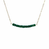 Emerald Beaded Necklace