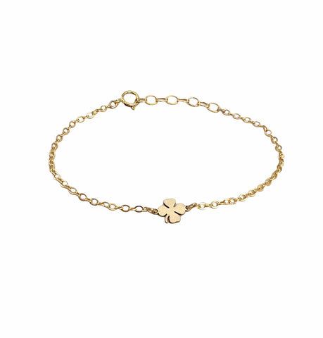Itsy Bitsy Four Leaf Clover Bracelet