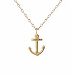 Tiny Anchor Necklace