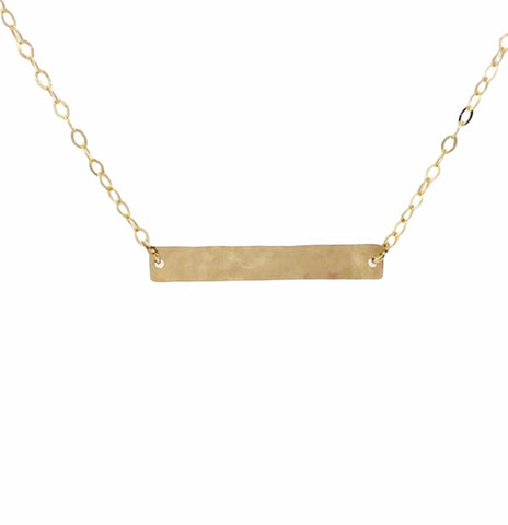 Small Horizontal Bar Necklace