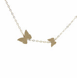 Two CHASING BUTTERFLY Necklace