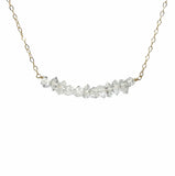 Herkimer Diamond Beaded Necklace