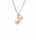 Double Pearl Necklace