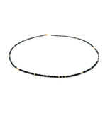 Black Spinel Beaded Necklace