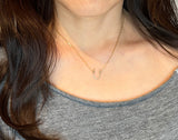 Hammered Horseshoe Necklace