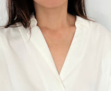 Hammered Horizontal Bar Necklace