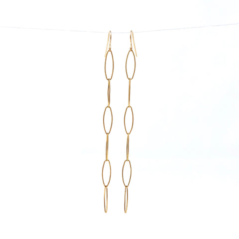 Six Link Dangle Earrings