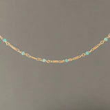 Amazonite Bar Choker Necklace