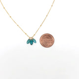 Apatite Petal Stone Necklace