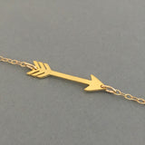 MEDIUM Sideways Arrow Necklace