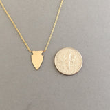 Small Arrowhead Necklace