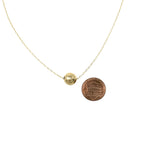 Gold Fill Ball Bead Necklace