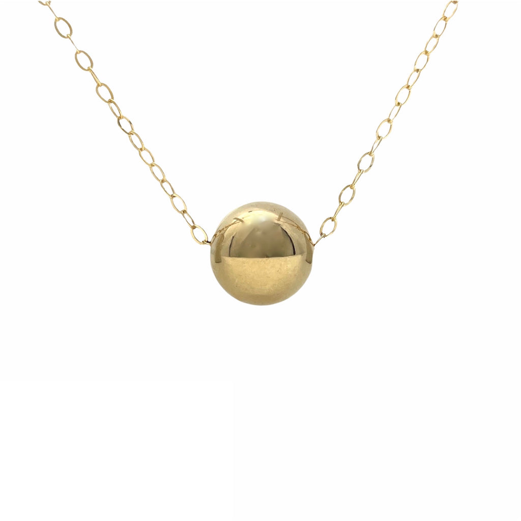Gold Fill Ball Bead Necklace