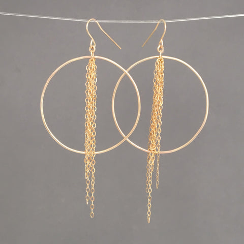 Chain Hoop Earrings