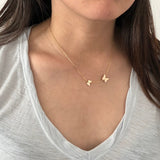Two CHASING BUTTERFLY Necklace