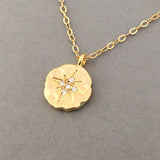 Crystal Compass Pendant Necklace